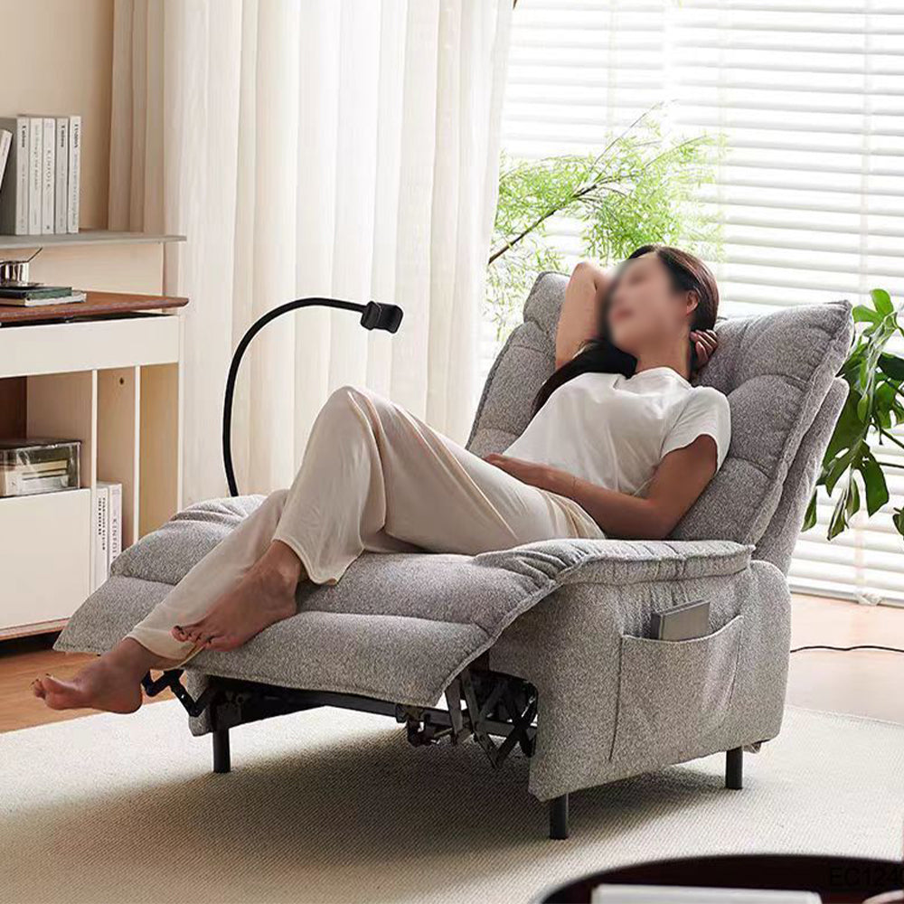 LIVARA EC1240 Electric Reclining Fabric Leisure Chair For Ultimate Comfort