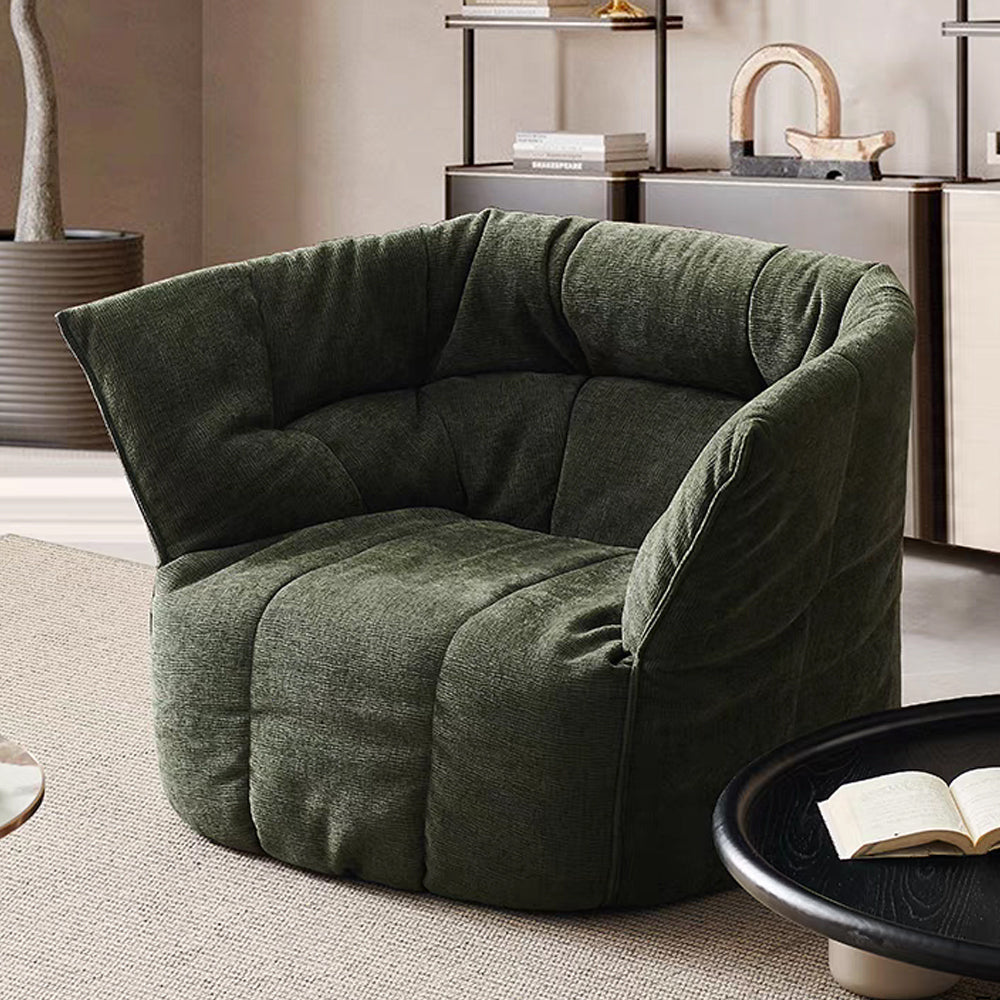 LIVARA EC1241 Plush Fabric Leisure Chair – Soft, Comfortable, and Stylish Design