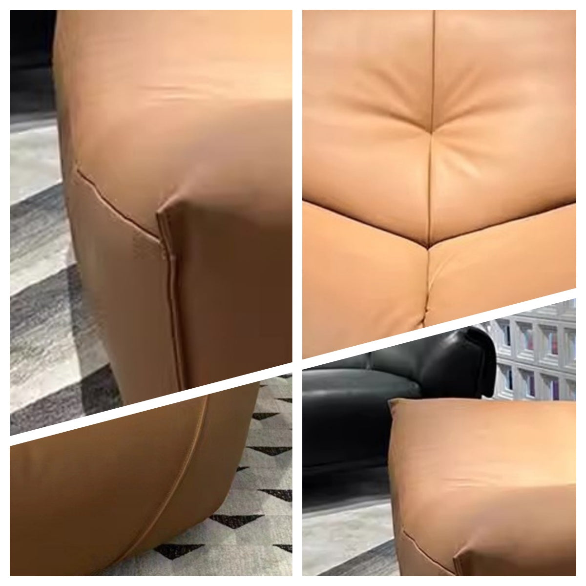 LIVARA EC1243 360-degree Swivel Base Leisure Chair / Single Sofa