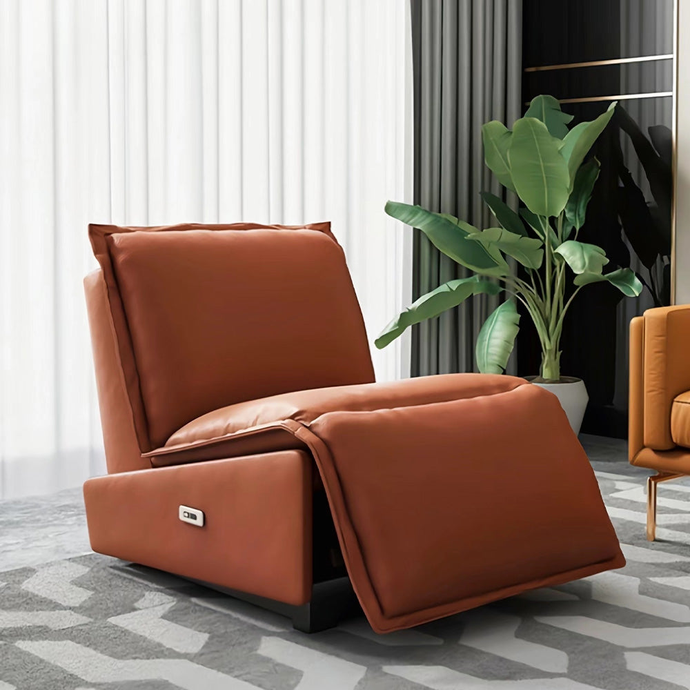 LIVARA FC1005 Manual Reclining Down Backrest Metal USB Leisure Sofa