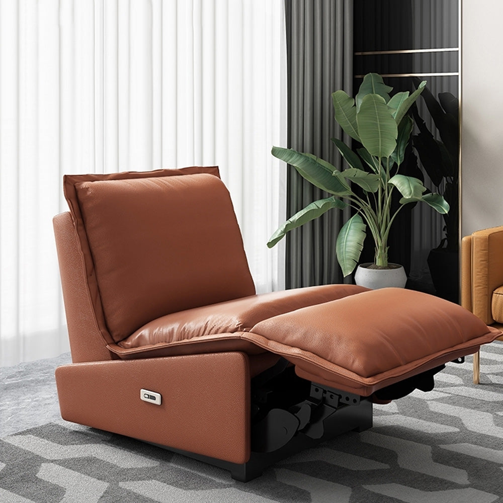 LIVARA FC1005 Manual Reclining Down Backrest Metal USB Leisure Sofa