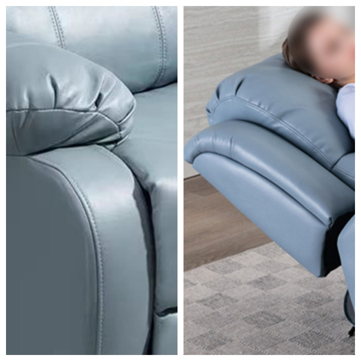 LIVARA FC1008 Reclining Minimalist Multifunction Leisure Chair W/USB