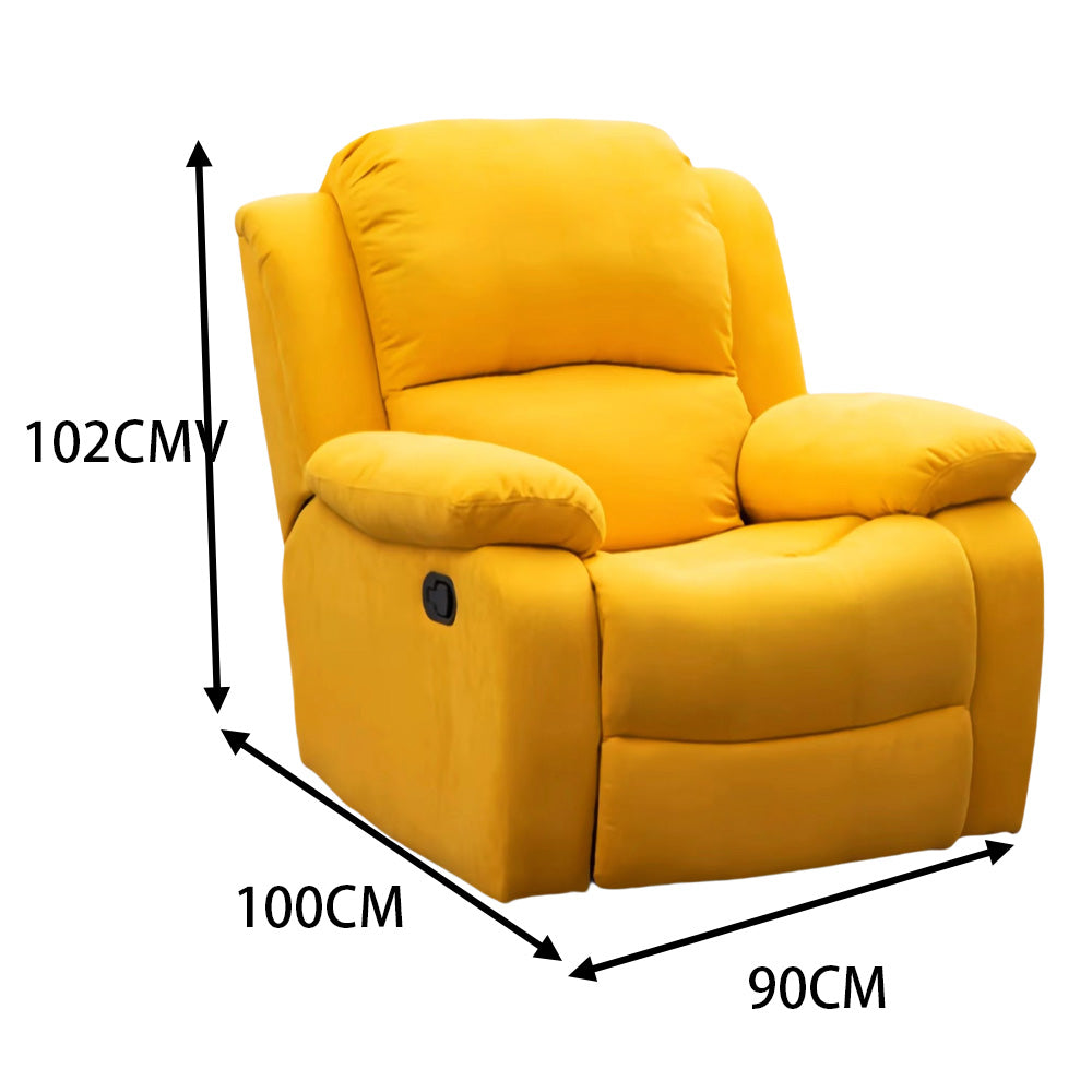 LIVARA FC1008 Reclining Minimalist Multifunction Leisure Chair W/USB