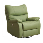 LIVARA FC1017 Scratch-Resistant Faux Leather Manual Swivel Rocking Cozy Leisure Chair