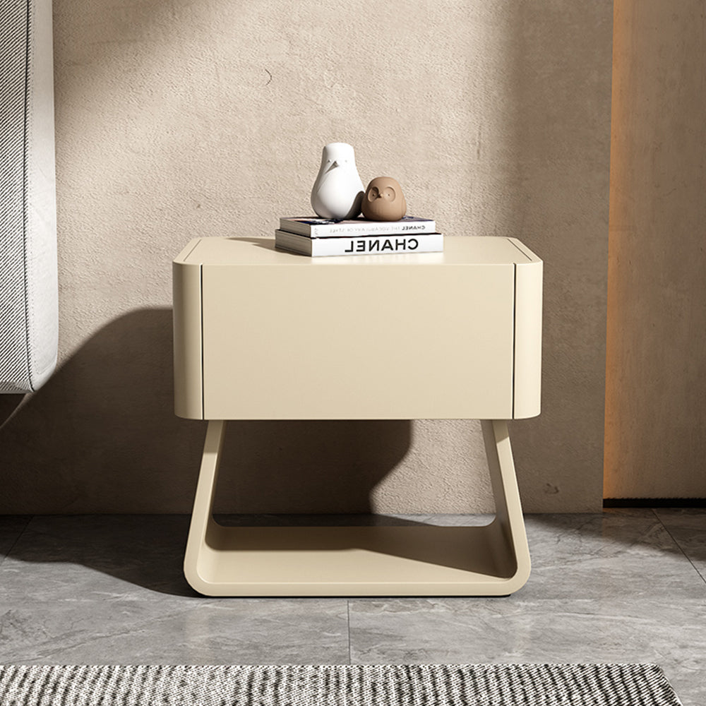LIVARA NT1007 Modern Minimalist Style Bedside Table With Simple Storage And Small Side Table