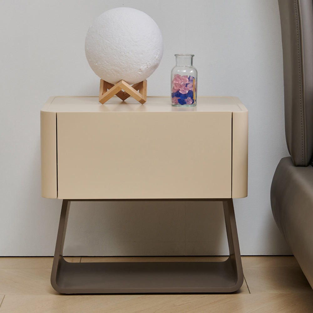 LIVARA NT1007 Modern Minimalist Style Bedside Table With Simple Storage And Small Side Table