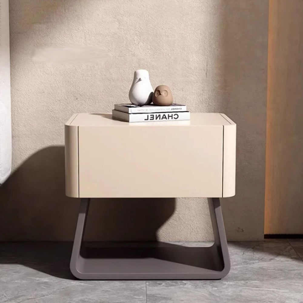 LIVARA NT1007 Modern Minimalist Style Bedside Table With Simple Storage And Small Side Table
