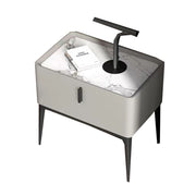 LIVARA NT1010 Modern Minimalist Style Bedside Cabinet With Sintered Stone Top