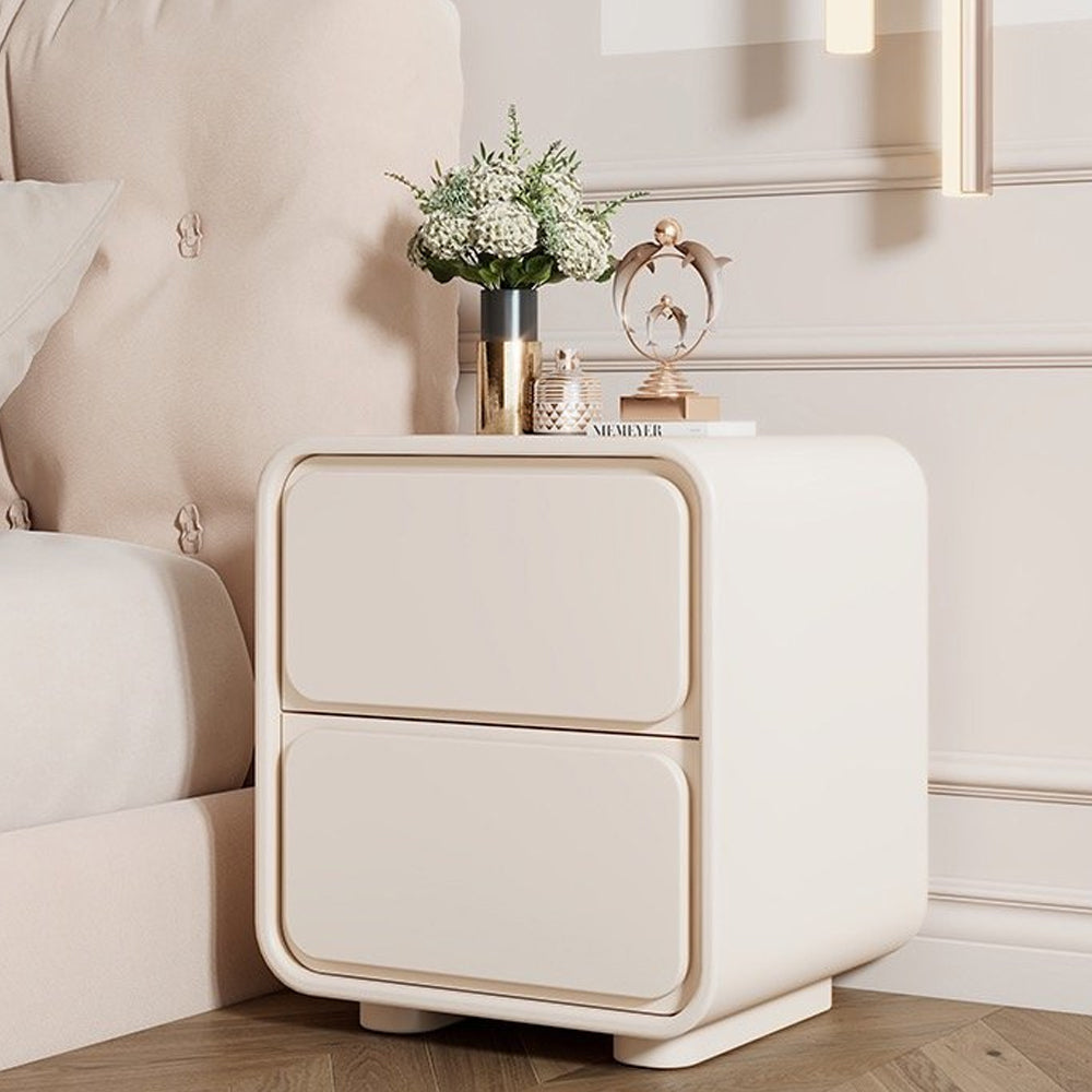 LIVARA NT1034 MDF Upholstered Bedside Table