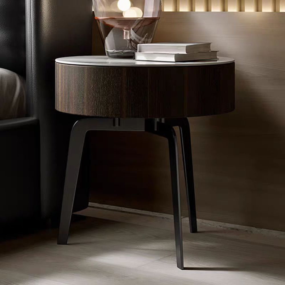 LIVARA NT1392 Eco-Friendly Board Solid Wood Drawer Hardware Base Bedside Table