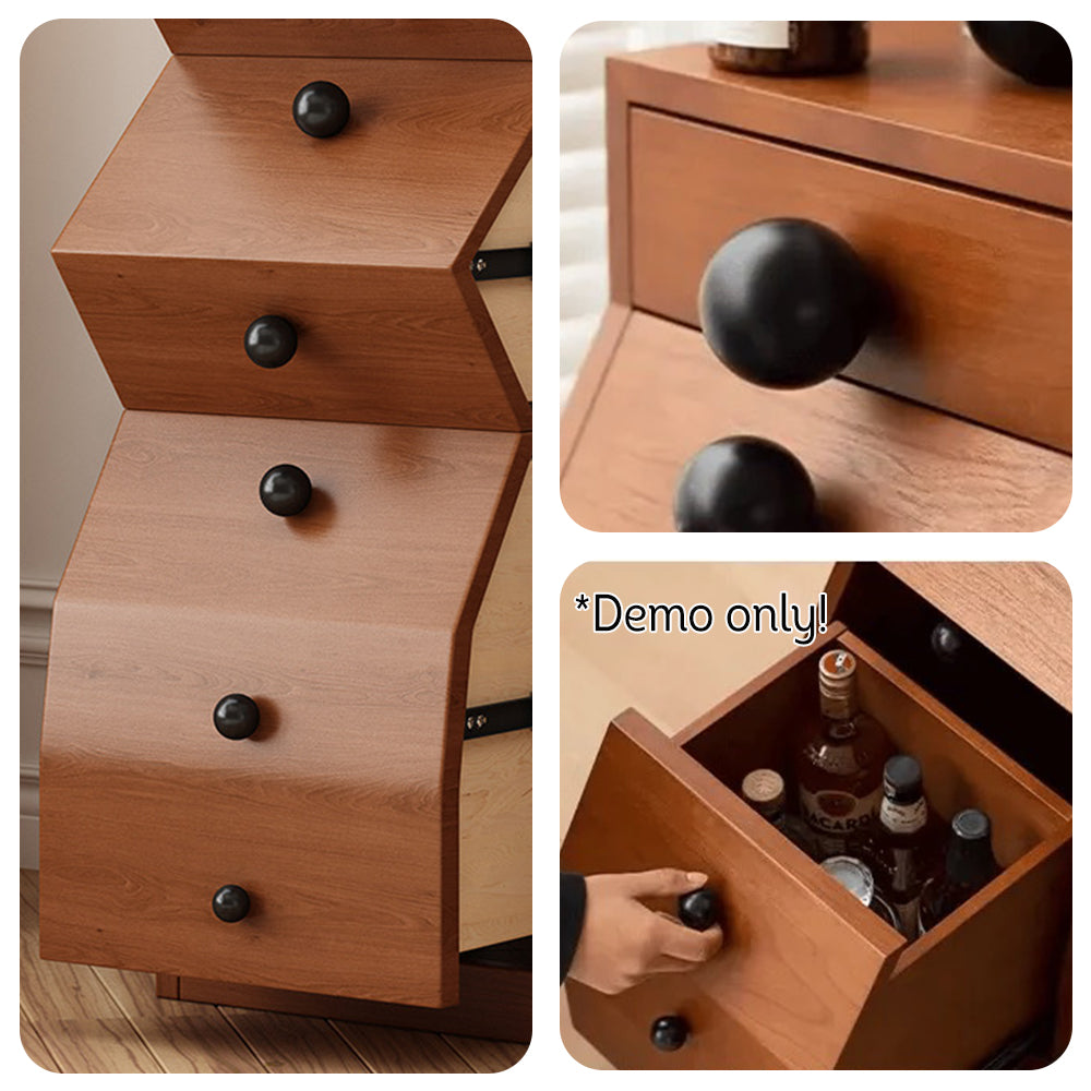 LIVARA Irregular Creative Storage Cabinet Five-drawer Chest