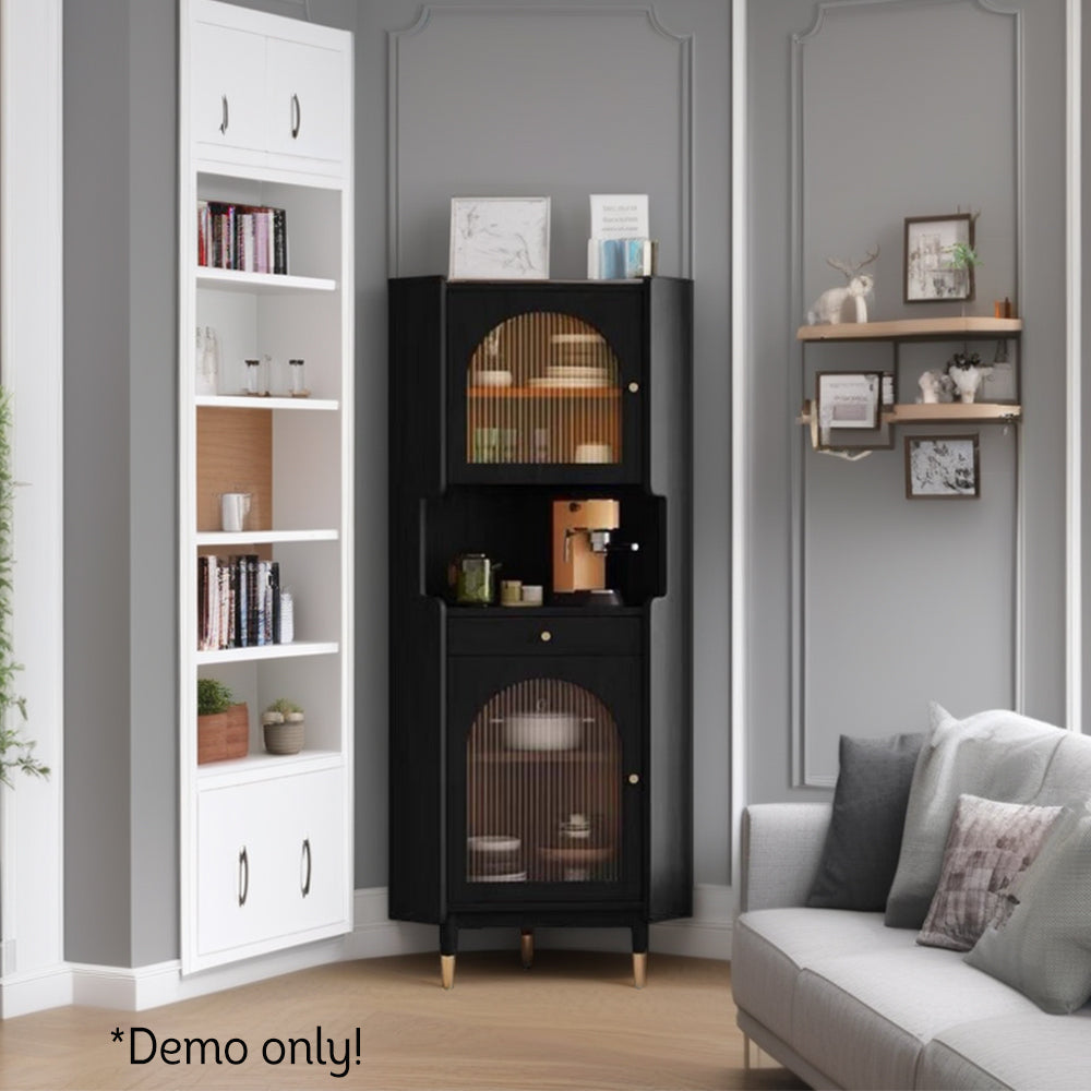 LIVARA Corner Storage Cabinet Multi-functional Storage