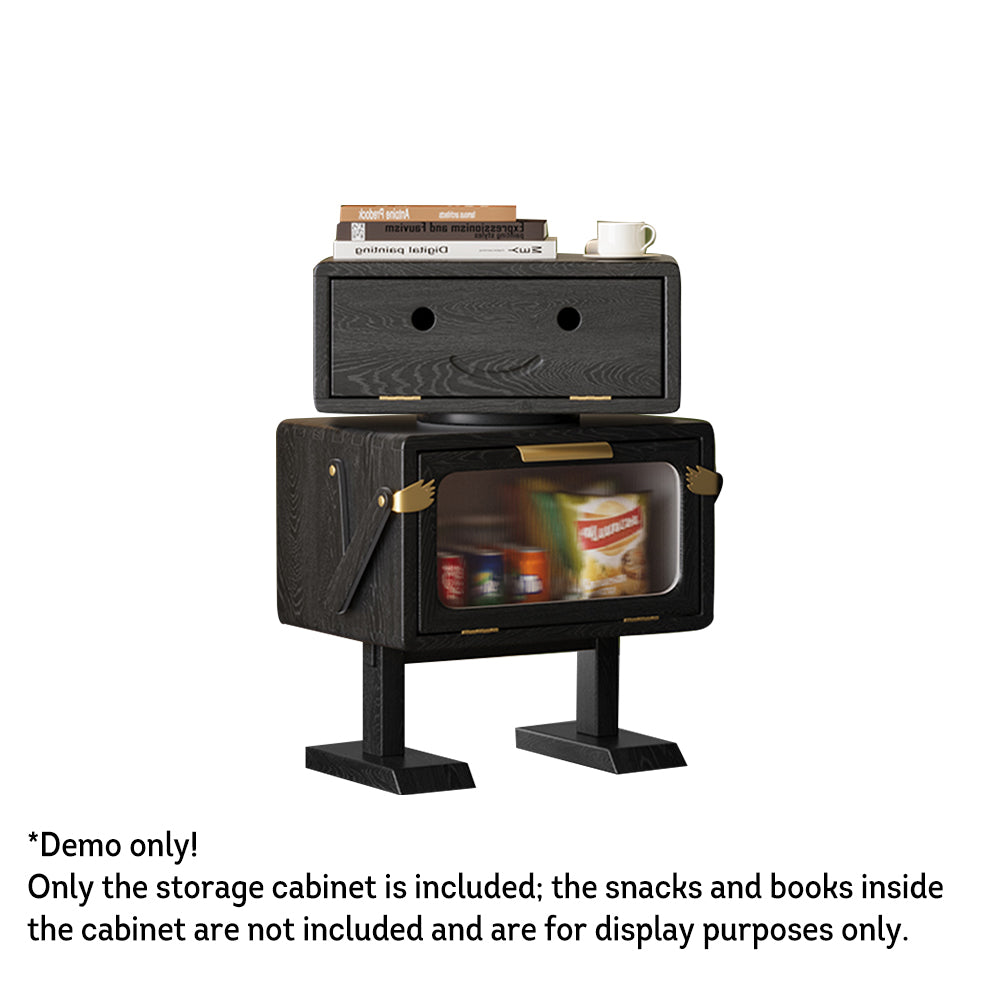 LIVARA Robot Design Sofa Side Table/Bedside Table Stylish Storage Cabinet