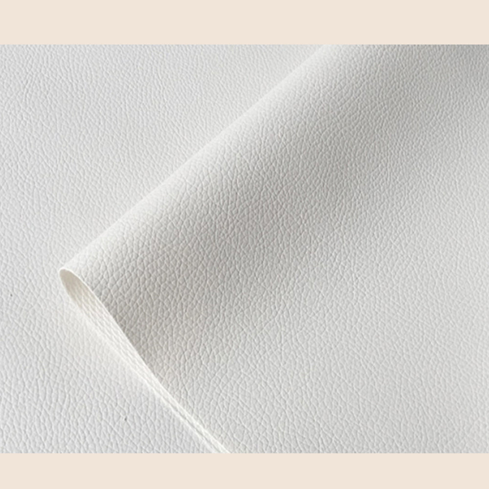 LIVARA 636B Bed – 150/180cm Cat Claw Resistant Leather Fabric, Durable Solid Frame, Modern Style, Comfortable Design - White