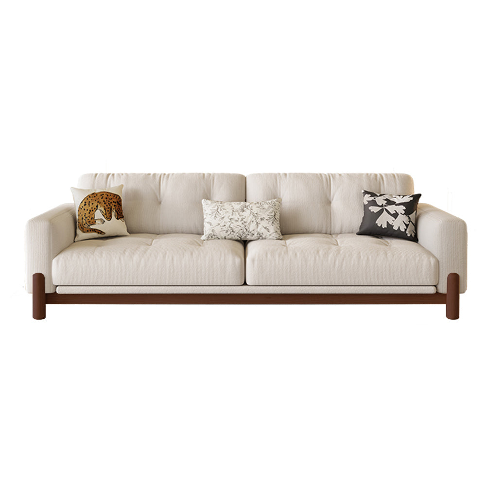 LIVARA 8113 Vintage-style Series 180-280cm Sofa With Throw Pillows