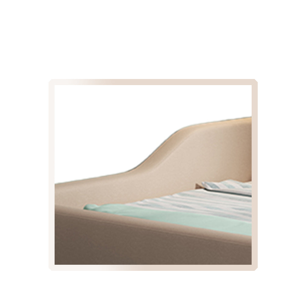 LIVARA SM901 120/135/150/180cm Length Tech Fabric Kids Bed - Beige