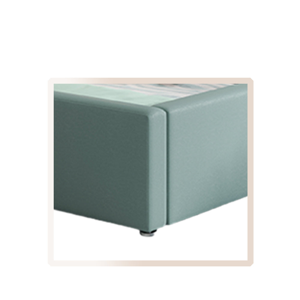 LIVARA SM901 120/135/150/180cm Length Tech Fabric Kids Bed - Green