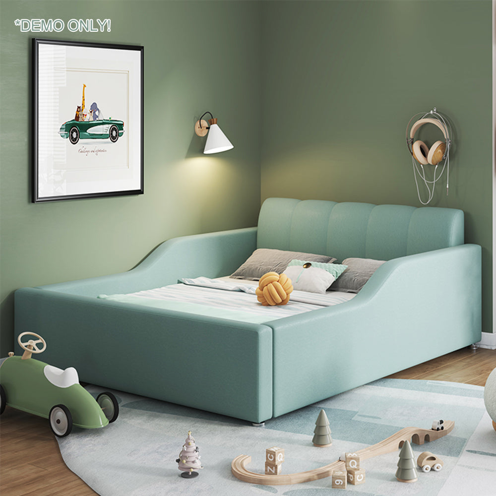 LIVARA SM901 120/135/150/180cm Length Tech Fabric Kids Bed - Green