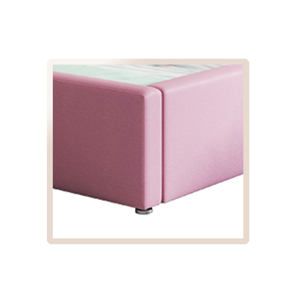 LIVARA SM901 120/135/150/180cm Length Tech Fabric Kids Bed - Pink