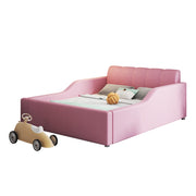LIVARA SM901 120/135/150/180cm Length Tech Fabric Kids Bed - Pink