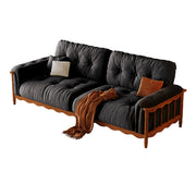 LIVARA 909 Vintage Style Oil Wax Leather Sofa 180-280cm With Cushions