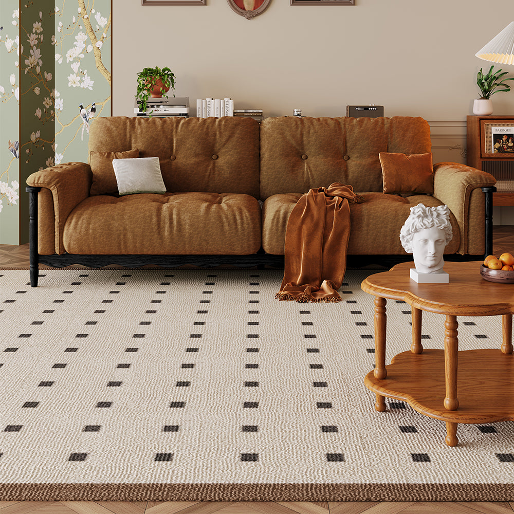 LIVARA 909 Vintage Style Oil Wax Leather Sofa 180-280cm With Cushions