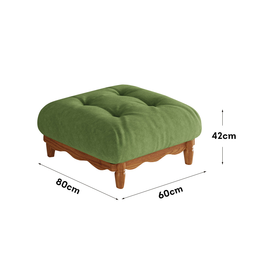 LIVARA 909 180-280cm Vintage Style Velvet Sofa 180-280cm With Cushions