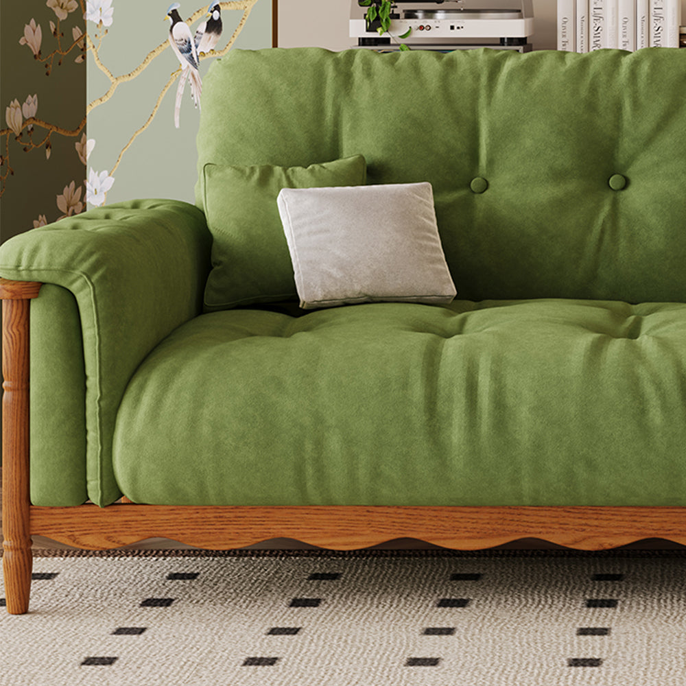 LIVARA 909 180-280cm Vintage Style Velvet Sofa 180-280cm With Cushions