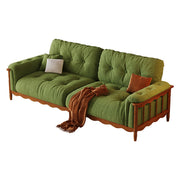 LIVARA 909 180-280cm Vintage Style Velvet Sofa 180-280cm With Cushions