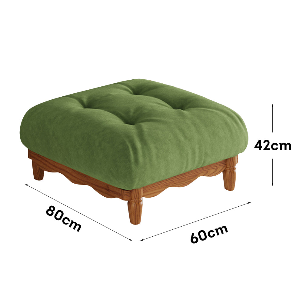 LIVARA 918 Vintage Style Velvet Sofa 180-280cm With Throw Pillows