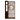 LIVARA Asian Style Walnut Wood Room Divider, Hollow Slatted Design with Koi Fish Motif, Elegant Home Decor