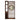 LIVARA Asian Style Walnut Wood Room Divider, Floral & Bird Motif, Elegant Privacy Screen for Home Decor