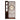 LIVARA Asian Style Walnut Wood Room Divider, Hollow Slatted Design with Lotus Motif, Elegant Home Decor Screen