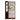 LIVARA Oriental Style Walnut Wood Room Divider, Hollow Slatted Design with Peony Motif, Ideal for Entryway or Foyer Decor
