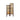 LIVARA Foldable 2-Panel Woven Rattan Bamboo Room Divider with Hooks High and Low Model
