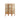 LIVARA Foldable 3-Panel Woven Rattan Bamboo Room Divider with Hooks High Model