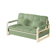 LIVARA 82/108/128/158cm Length Heavy-duty Steel Frame Sofa Bed with Built-in Storage  - Green