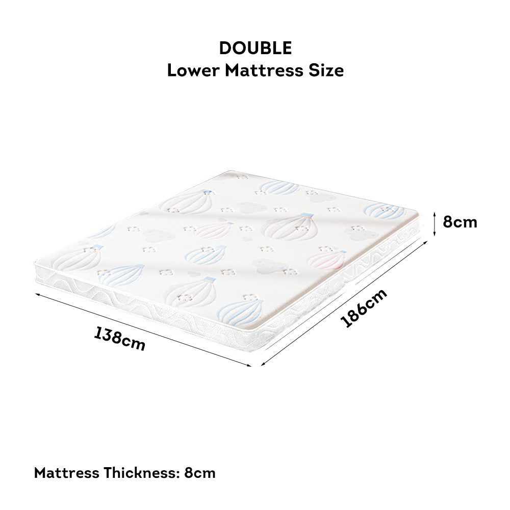 LIVARA Eco-friendly Synthetic Coir Cotton Latex Foldable Mattress for ACSF01 Bunk Bed