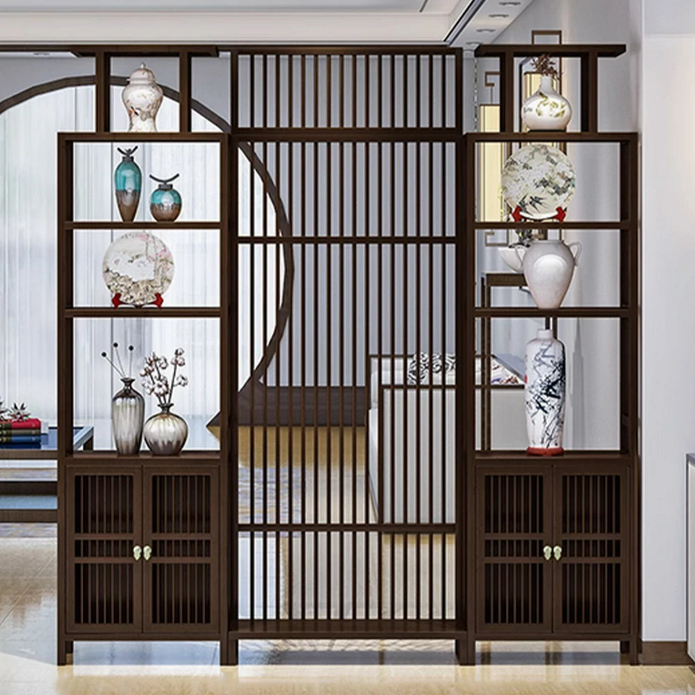 LIVARA Bamboo Raises Two Storage Cabinets With 71Cm And 91Cm Screens