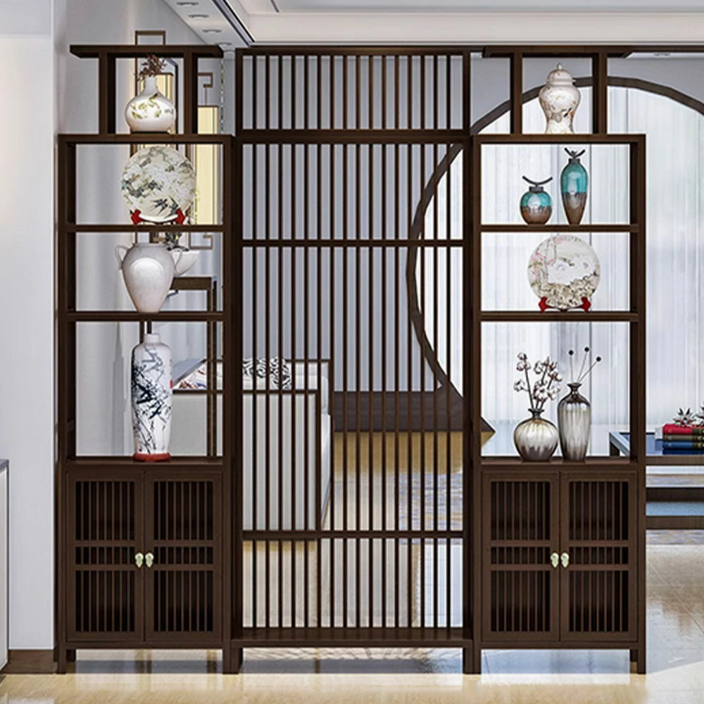 LIVARA Bamboo Raises Two Storage Cabinets With 71Cm And 91Cm Screens