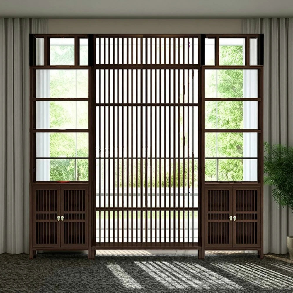 LIVARA Bamboo Raises Two Storage Cabinets With 71Cm And 91Cm Screens