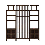 LIVARA Bamboo Raises Two Storage Cabinets With 71Cm And 91Cm Screens