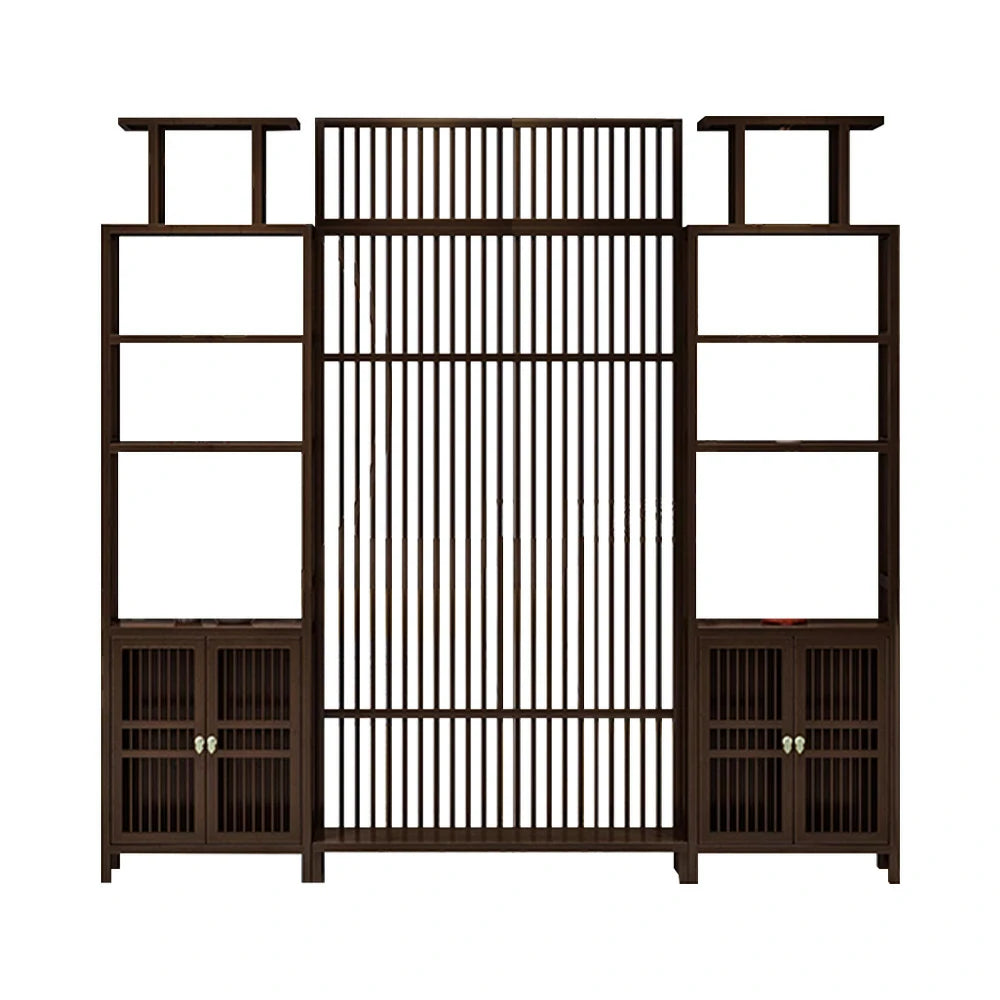 LIVARA Bamboo Raises Two Storage Cabinets With 71Cm And 91Cm Screens