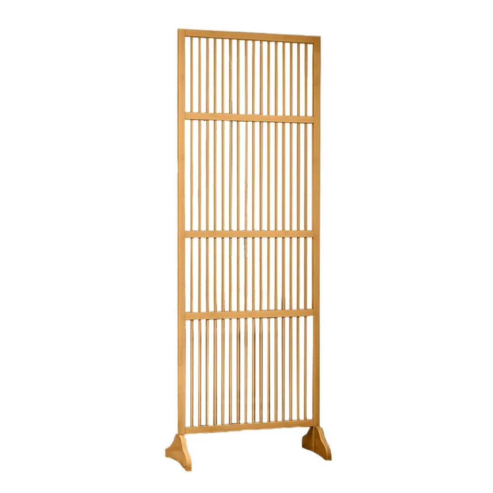 LIVARA Bamboo High Screen Partition 71Cm 100Cm Wood Color Walnut Color