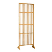 LIVARA Bamboo High Screen Partition 71Cm 100Cm Wood Color Walnut Color