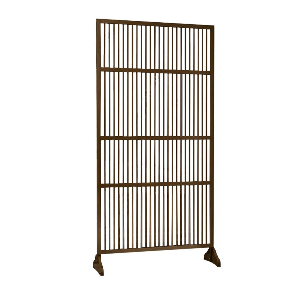 LIVARA Bamboo High Screen Partition 71Cm 100Cm Wood Color Walnut Color