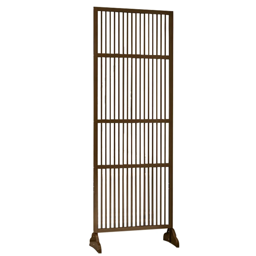 LIVARA Bamboo High Screen Partition 71Cm 100Cm Wood Color Walnut Color
