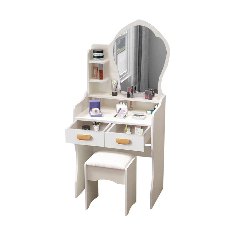 LIVARA 60CM Length Princess Mirror Dressing Table With Stool