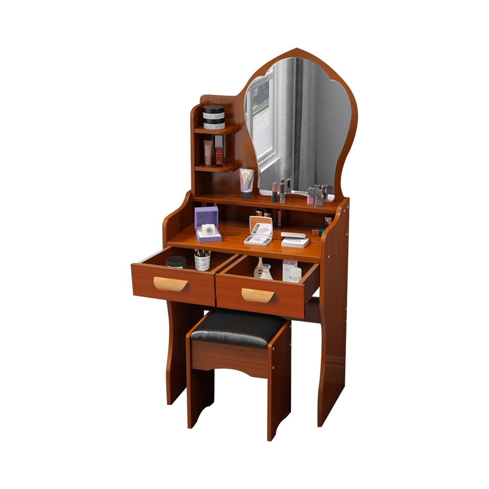 LIVARA 60CM Length Princess Mirror Dressing Table With Stool
