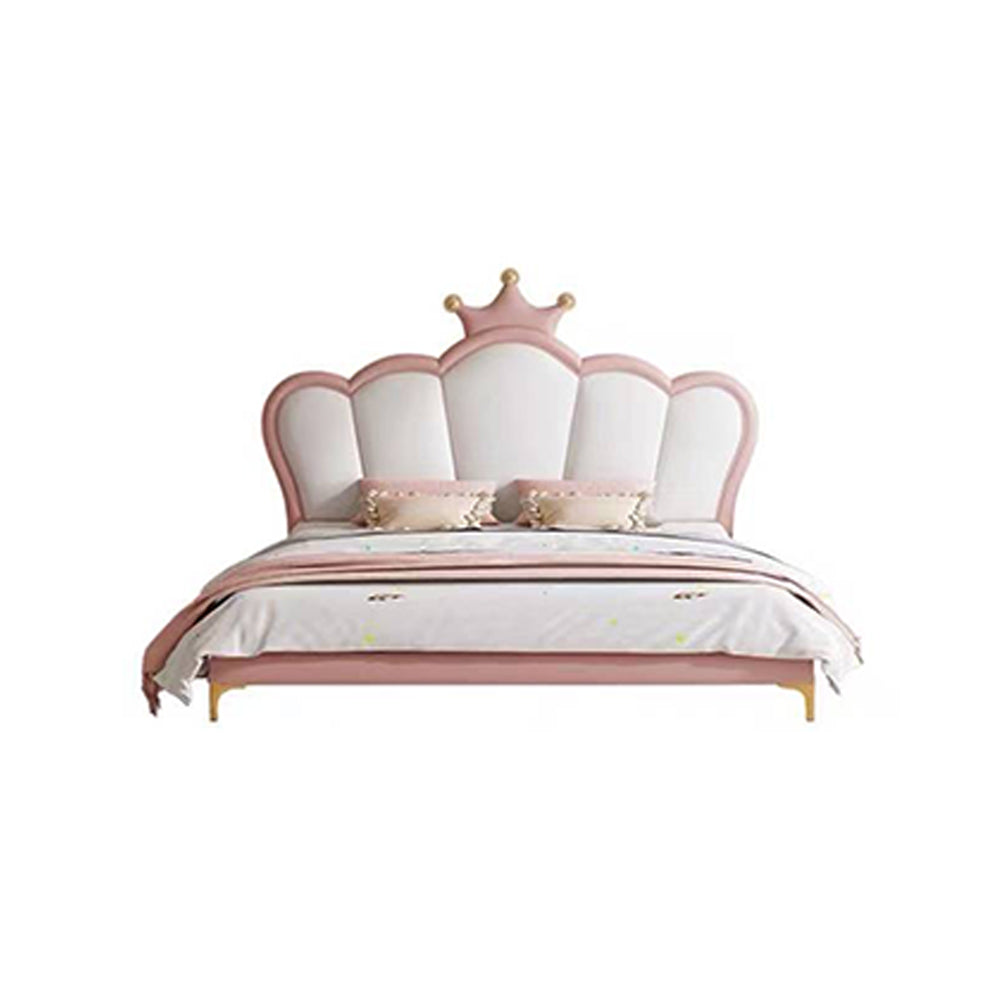 LUXORA B1411 150/180cm Solid Wood Frame Kids Bed-Artificial Leather